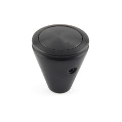 SHIFT KNOB PUSH BUTTON HI-TECH LOKAR BLACK PLAIN