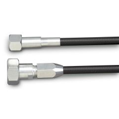 180" UNIVERSAL BLACK HOUSING SPEEDOMETER CABLE KIT FOR GM & CHRYSLER W/ 5/8"-18