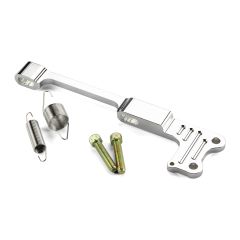 BILLET ALUMINUM STREET DEMON BRACKET FOR THROTTLE & KICKDOWN WITH STAINLESS SPRI
