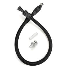 ANCHOR-TIGHT LOCKING BLACK FIREWALL MOUNT TRANS DIPSTICK FOR AOD/4R70W/AODE