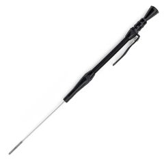 12" ANCHOR-TIGHT LOCKING BLACK STAINLESS ENGINE DIPSTICK 1937-53 FORD FLATHEAD V