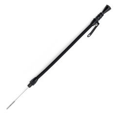 24" ANCHOR-TIGHT LOCKING BLACK STAINLESS ENGINE DIPSTICK UNIVERSAL 1/4" NPT PAN