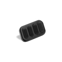 BLACK BRAKE PEDAL PAD WITH RUBBER INSERT
