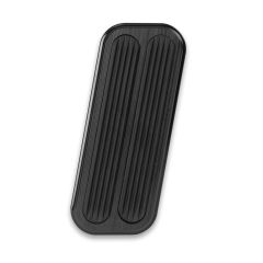 BLACK THROTTLE PEDAL PAD FOR '73-'98 CHEVY TRUCK WITH RUBBER INSERT