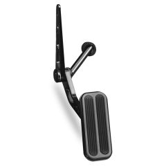 BLACK THROTTLE ASSEMBLY FOR '67-'69 CAMARO/FIREBIRD WITH RUBBER INSERT