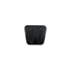 BLACK E-BRAKE PEDAL PAD FOR '67-'68 CAMARO/FIREBIRD WITH RUBBER INSERT