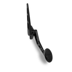MINI OVAL BLACK THROTTLE ASSEMBLY WITH RUBBER INSERT
