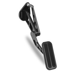 BLACK THROTTLE ASSEMBLY FOR '64-'68 MUSTANG WITH RUBBER INSERT
