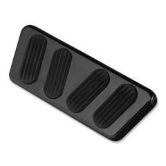 BLACK AUTO BRAKE PAD FOR '64-'68 MUSTANG WITH RUBBER INSERT