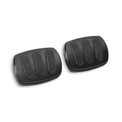 CURVED BLACK BRAKE/CLUTCH PEDAL PADS FOR '58-'65 FULL SIZE CHEVY PAIR