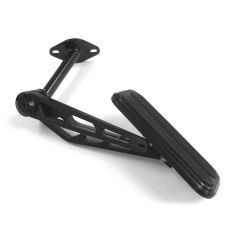 BLACK THROTTLE ASSEMBLY FOR '68-'72 CHEVY II/NOVA WITH RUBBER INSERT