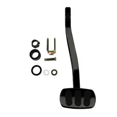 BLACK BRAKE ARM FOR '55-57 CHEVY WITH AUTO NON-POWER BRAKE PEDAL PAD