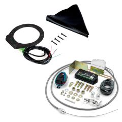 ROUND BLACK BOOT INDICATOR FOR 700/4L60 WITH VERTICAL DISPLAY & SENSOR KIT