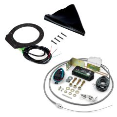 ROUND BLACK BOOT INDICATOR FOR AOD/4R70W/AODE WITH VERTICAL DISPLAY & SENSOR KIT