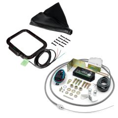 RECTANGULAR BLACK BOOT INDICATOR FOR 4L60E/4L80E LONG SELECTOR SHAFT WITH VERT