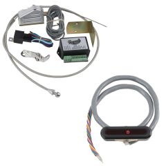 BLACK DASH INDICATOR FOR 700/4L60 WITH HORIZONTAL DISPLAY & SENSOR KIT