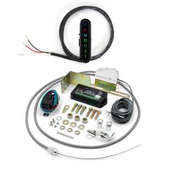 BRUSHED DASH INDICATOR FOR 700/4L60 WITH VERTICAL DISPLAY & SENSOR KIT