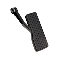 RESTOMOD BLACK THROTTLE PEDAL PAD VERTICAL GROOVE INSERT