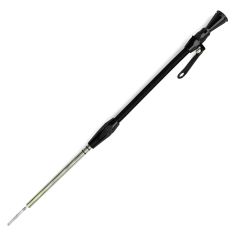 HI-TECH FLEXIBLE BLACK STAINLESS ENGINE DIPSTICK 1980 & LATER CHEVY SMALL BLOCK