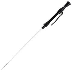 24" HI-TECH FLEXIBLE BLACK STAINLESS ENGINE DIPSTICK 1979 & EARLIER CHEVY SMALL