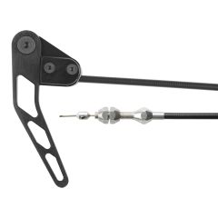 132" BLACK UNIVERSAL HOOD RELEASE CABLE KIT