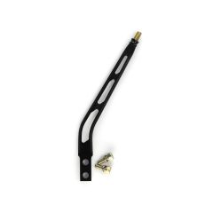 8" SINGLE BEND BLACK BILLET ALUMINUM MANUAL SHIFT LEVER FOR TREMEC/BORG WARNER T
