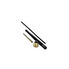8" STRAIGHT BLACK REPLACEMENT LEVER KIT WITH THREADED END