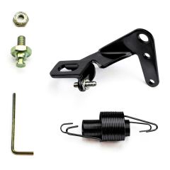 MSD ATOMIC 2 EFI MOUNTING BRACKET WITH RETURN SPRINGS BLACK
