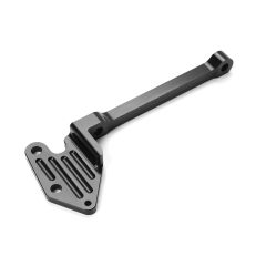 BRACKET BG SIX SHOOTER THROTTLE/KICKDOWN BLACK BILLET ALUMINUM