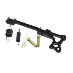 BRACKET EDELBROCK CARB BLACK BILLET ALUMINUM WITH BLACK SS SPRINGS