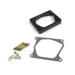 BRACKET EDELBROCK PRO-FLOW SPACER ONLY BLACK BILLET ALUMINUM