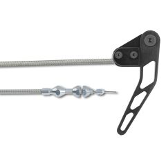 BLACK HI-TECH STAINLESS TRUNK RELEASE CABLE KIT FOR RIGHT HAND DRIVE